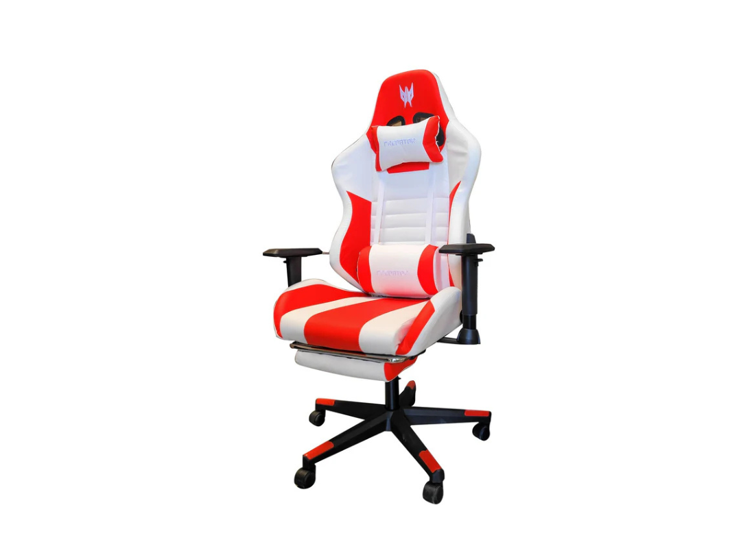 Buy Predator Gaming Chair – Massage, Footrest, PVC Leather | in Qatar Buy Predator Gaming Chair – Massage, Footrest, PVC Leather | in Qatar